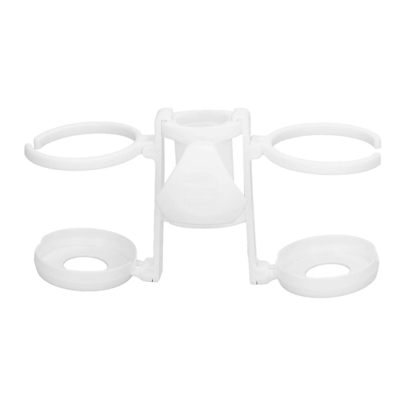 Strandschirm-Getränkehalter, leicht, langlebig, Sonnenschirm, hängender Getränkehalter für Strandreisen, Weiß