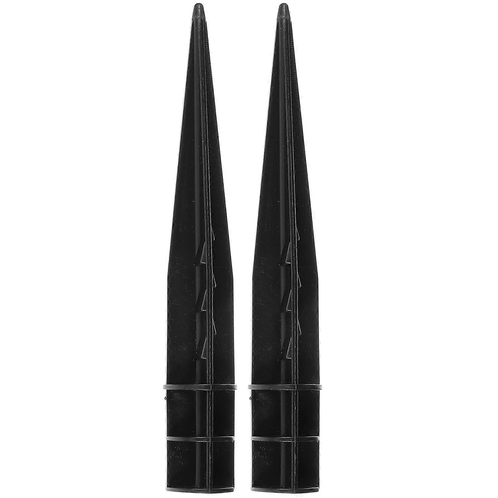 Plastic Ground Stakes For Lights 2Pcs Reinforced Replacement For Garden Lamp Lawn Pathway 14.8X2CM Conical