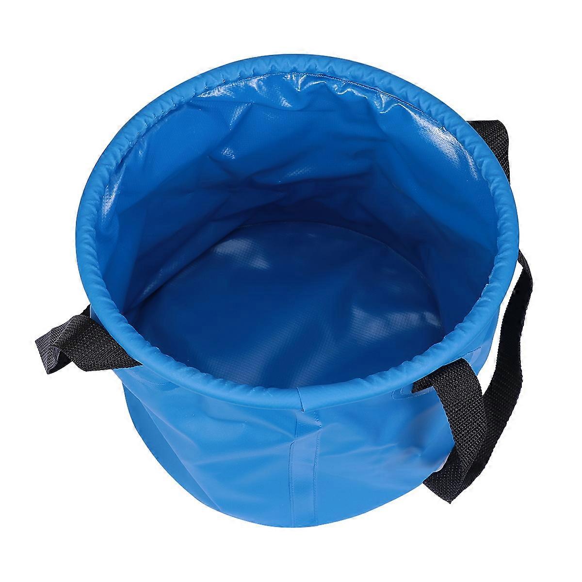 Outdoor Waterproof Fishing Bucket With Collapsible Design Ideal For Camping Traveling 1PC