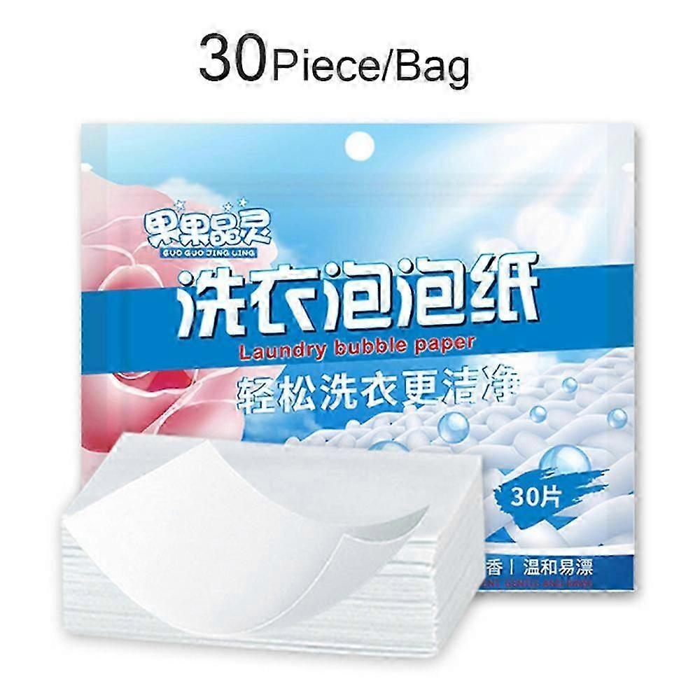 30pcs/bag Laundry Tablets Strong Decontamination Sterilize Sheet Underwear Clothes