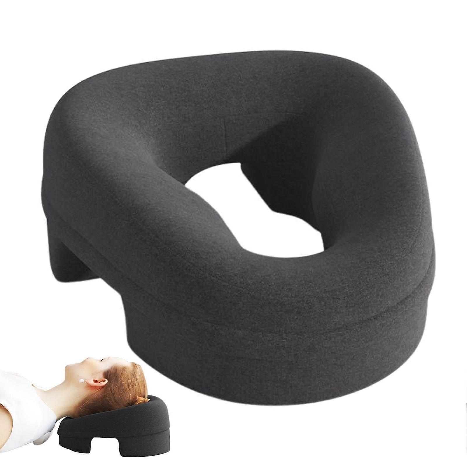 Face Down Pillow Prone Pillow for Sleeping Neck and Shoulder Darkgray