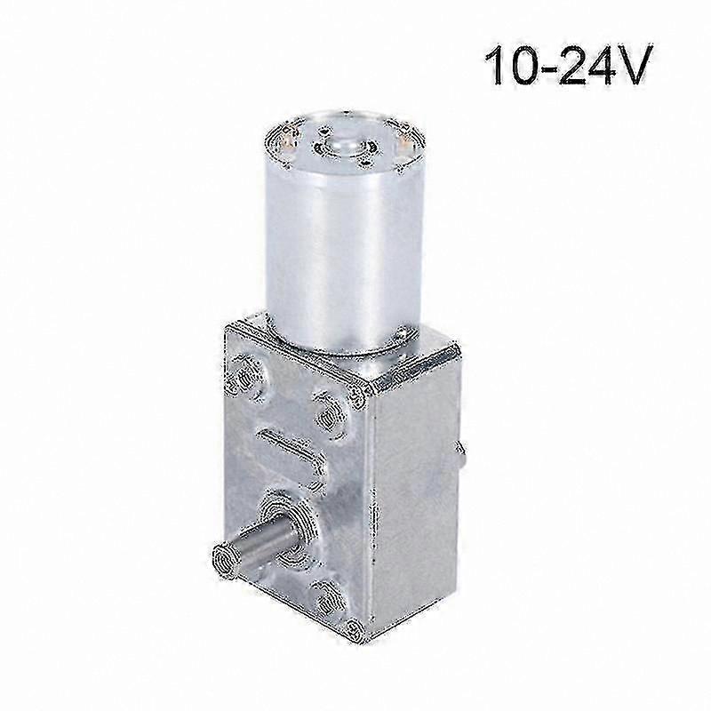 Dual Shaft DC Worm Gear Motor with High Torque for 6V/12V/24V Applications Mini Engine JGY370 Replacement