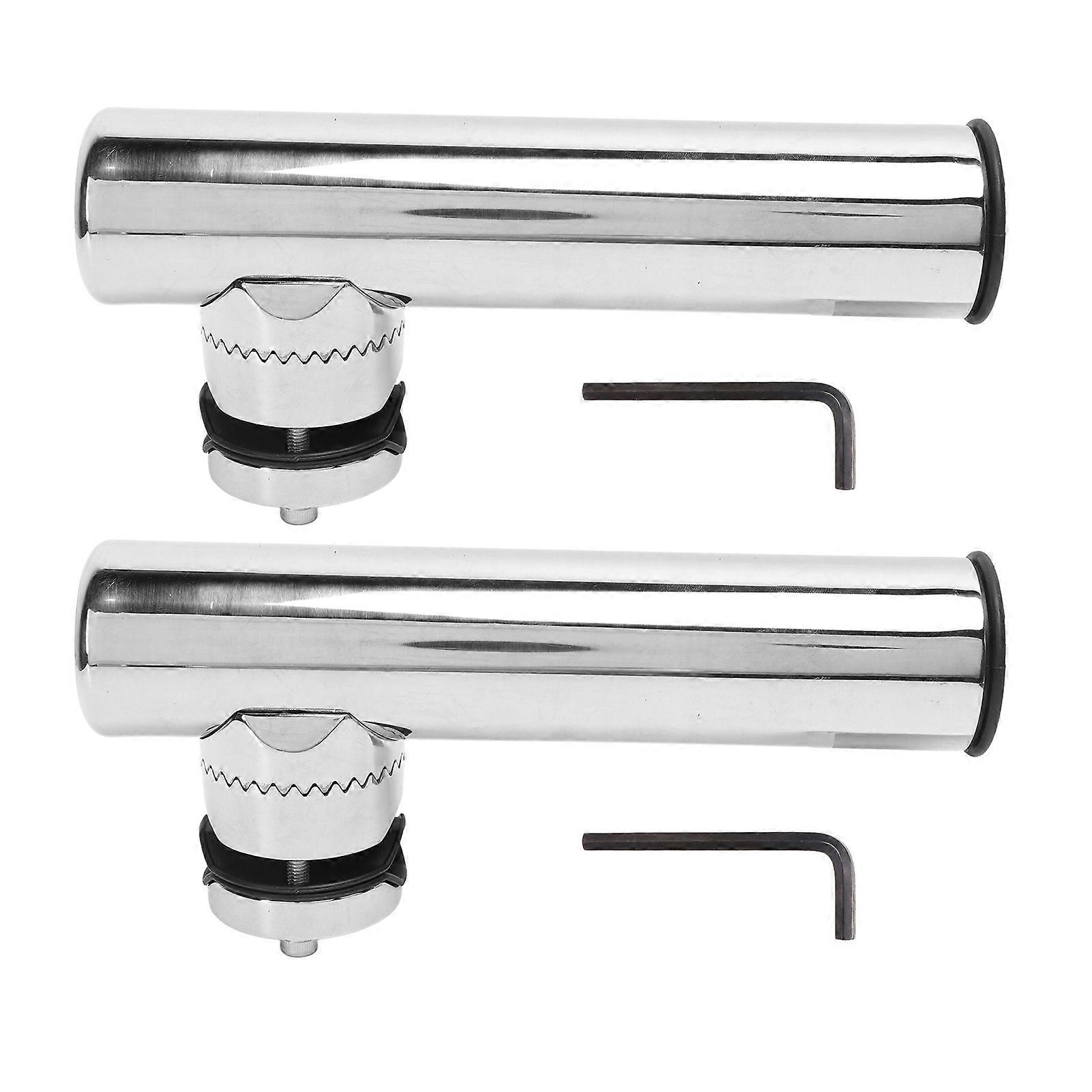 Κάτοχος καλαμιών αλιείας ανοξείδωτου διευθετήσιμος για ράγα σκαφών 1in έως 1.25in