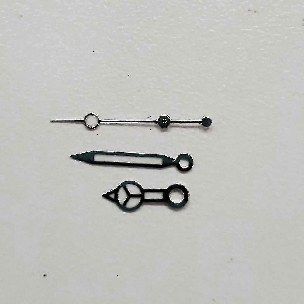 Silver Hands Mechanical Watch Movement with 3-Needle Design for DIY Repair Projects