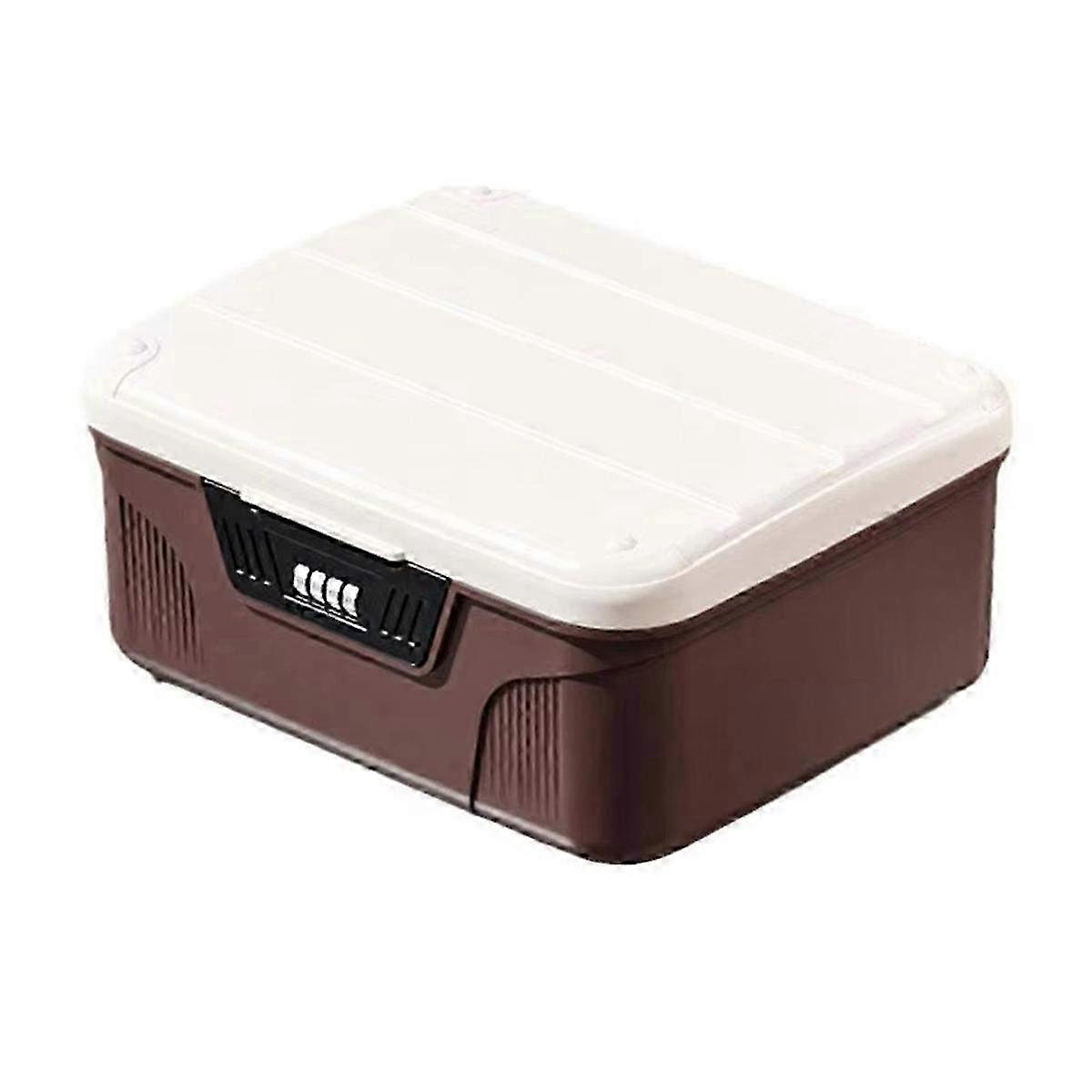 Four Digit Combination Password Lock Safe Box - Secure Storage Solution for Home, Office, and Travel