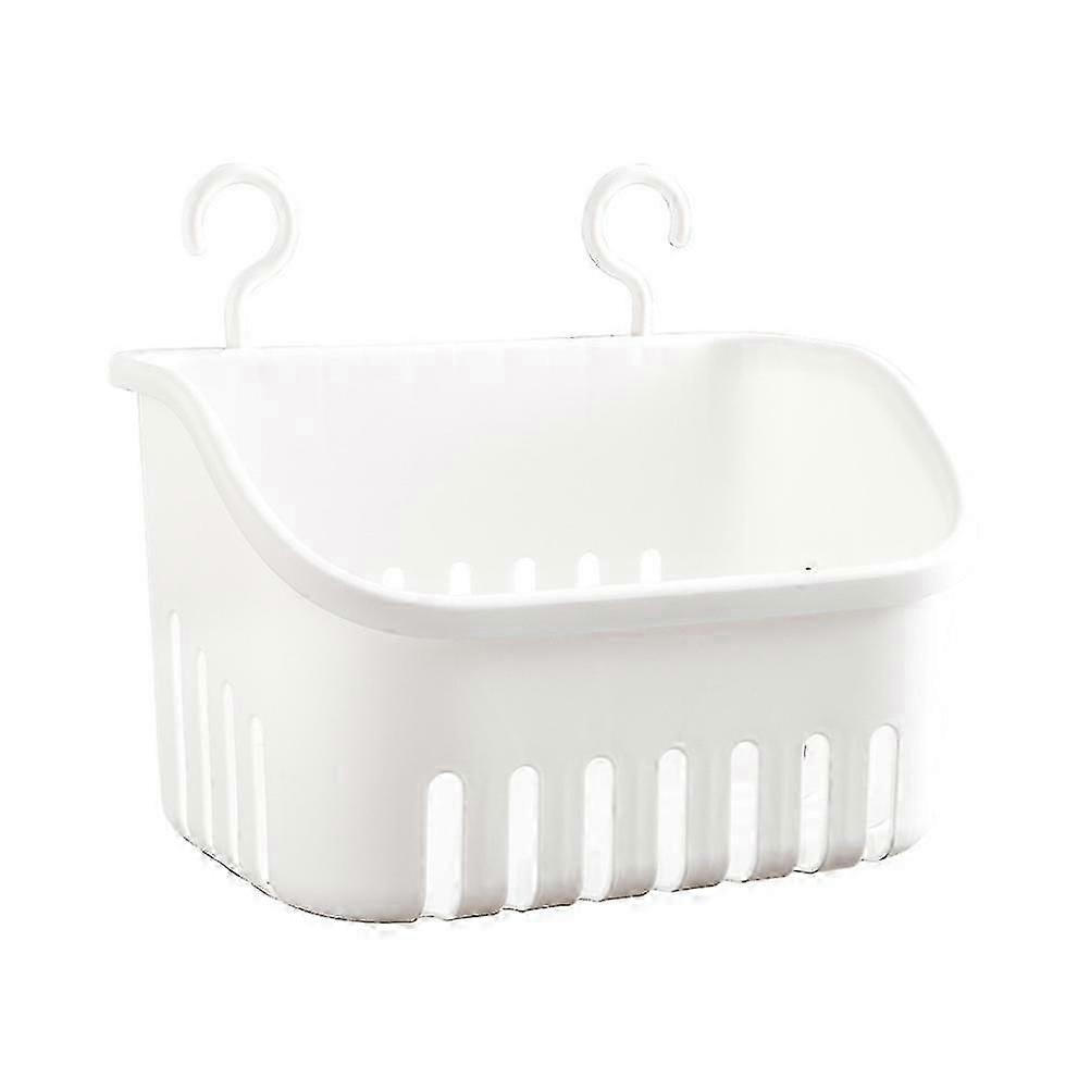 Shower Caddy Wall Shelf Bath Organizer White 21.5x12.5cm