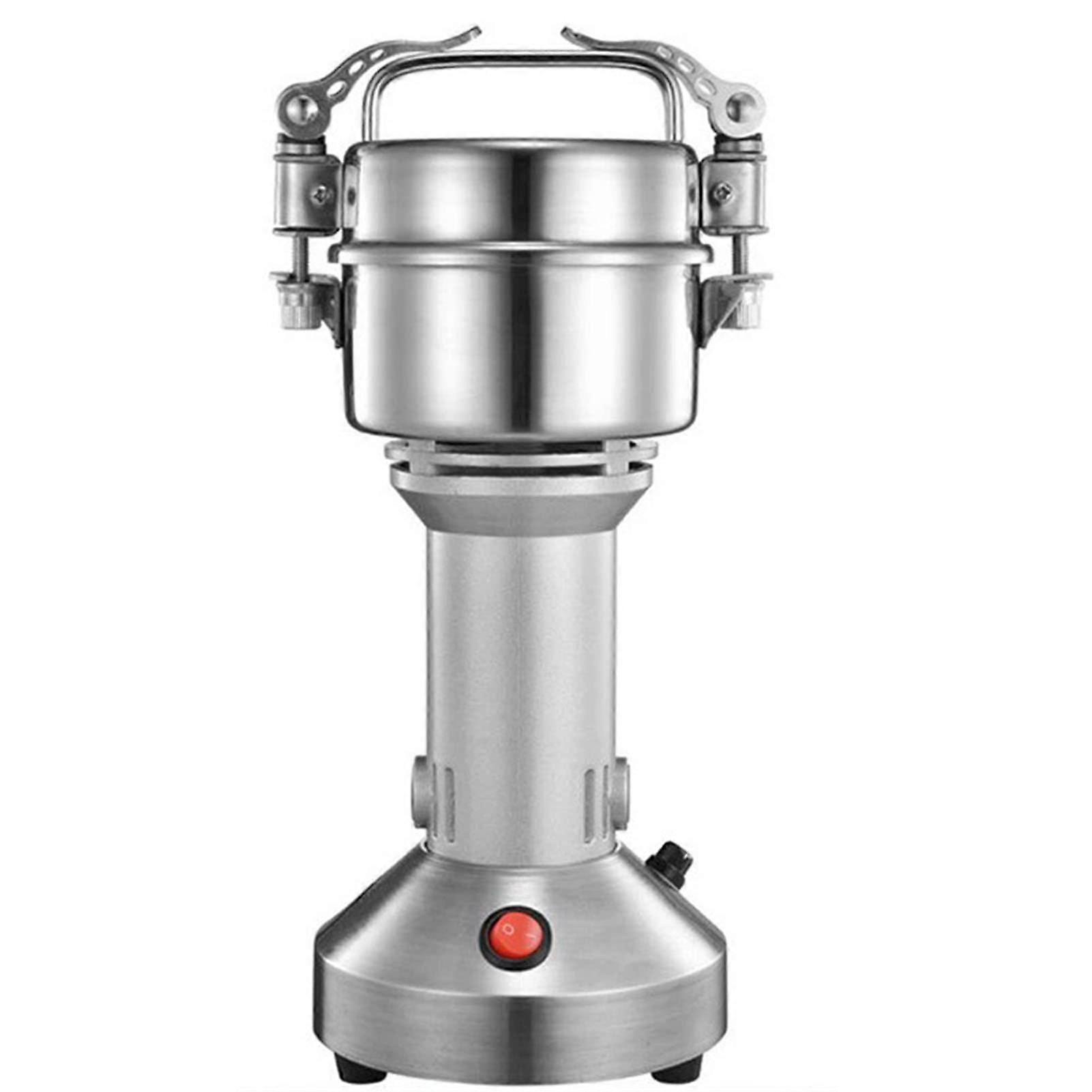 100g Electric Grain Mill, Grain Mill Grinder, Herb Mill, 25000 R/min Speed Grinder, Powder Machine for Kitchen, Spice, Pepper, Coffee, Corn.