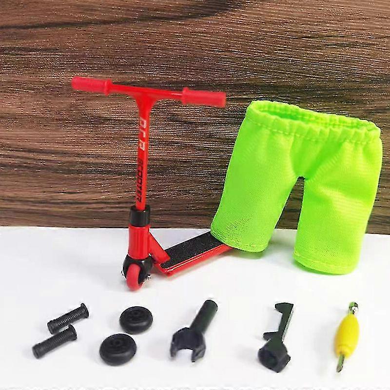 Alloy Finger Scooter With Mini Scooters Tools And Finger Board Skateboard Toy 2025