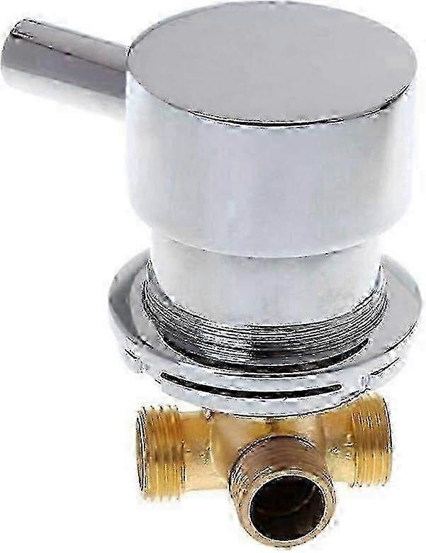 Precision Hot and Cold Water Mixer for Shower Cabin, Elegant Handle with Chromed Brass Construction for Enhanced Durability hwy