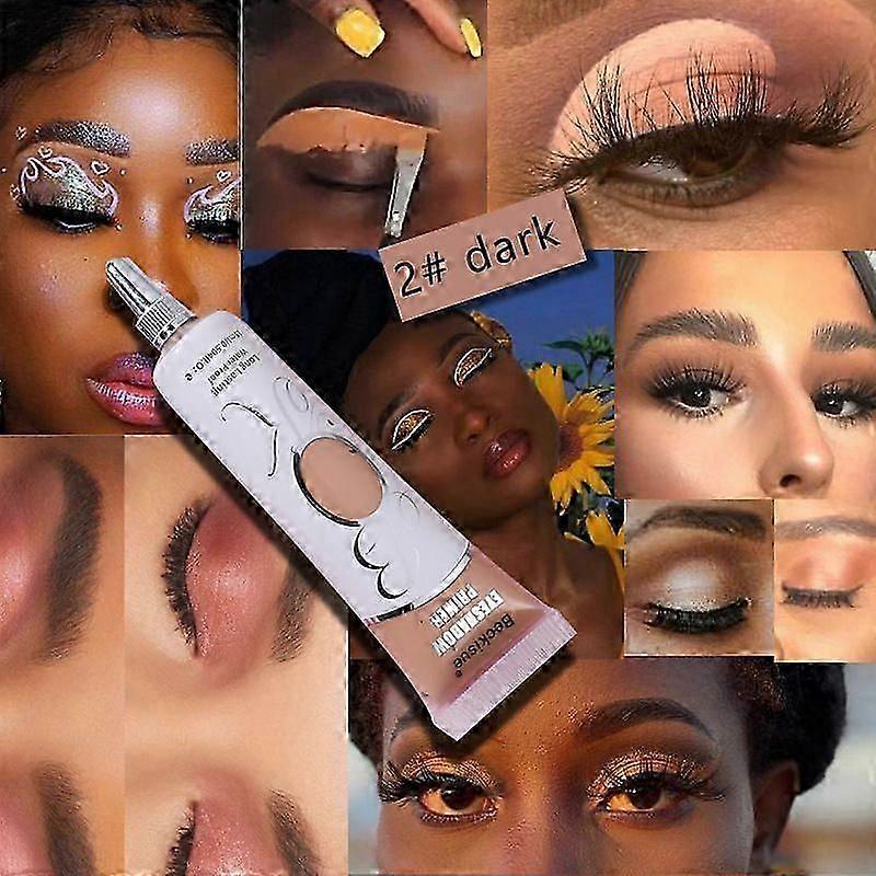 Eyeshadow Primer, Pigment Base Eyeshadow Primer,Lightweight Long Lasting Eye Primer, Matte Full Coverage Concealer Makeup for Mature Skin