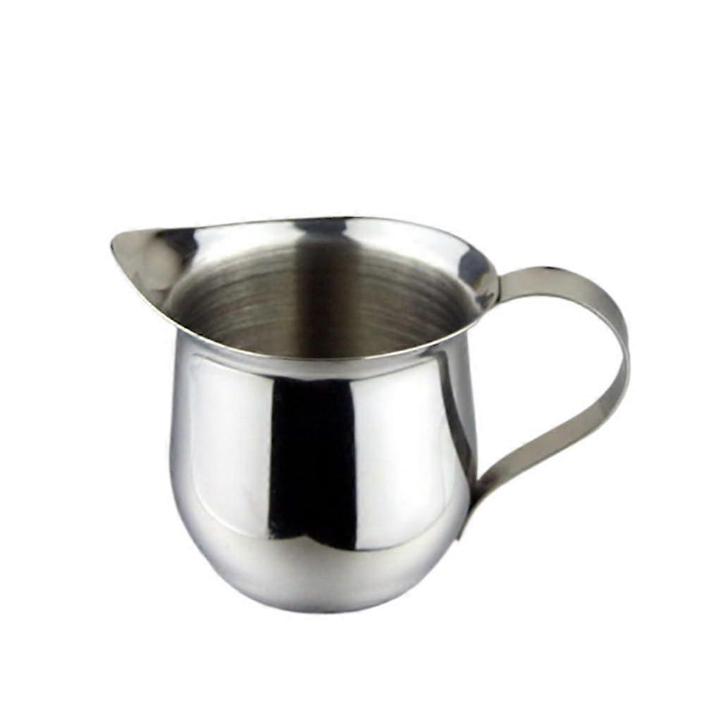Stainless Steel Gravy Boat with Handle 90ml NoDrip Pitcher for Coffee Cream and Sauce