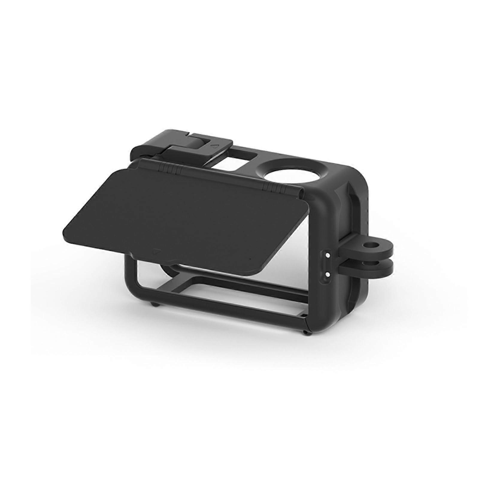 Expansion Frame Sun Protection Case for Action 5Pro/4/3, Rabbit Cage Shell with Blackout Plate