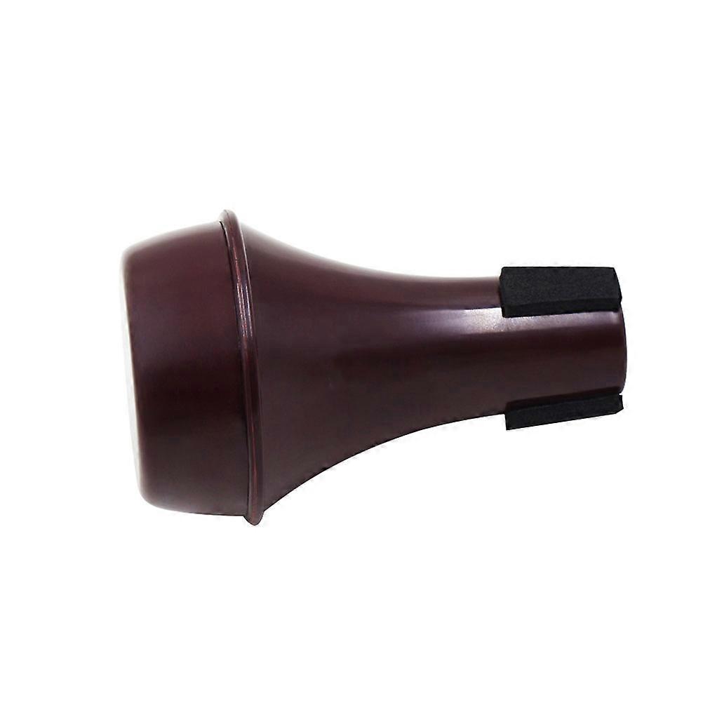 Practice Assistant Trumpet Mute 1Pc Designed For Home And Outdoor Practice Dark Red Lightweight Mute Tool