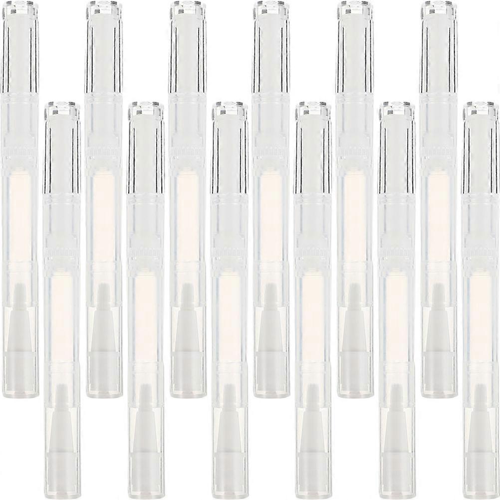 Mini Lip Gloss Tubes 12Pcs Twist Mechanism For Everyday Use Suitable For Men And Women Transparent Design