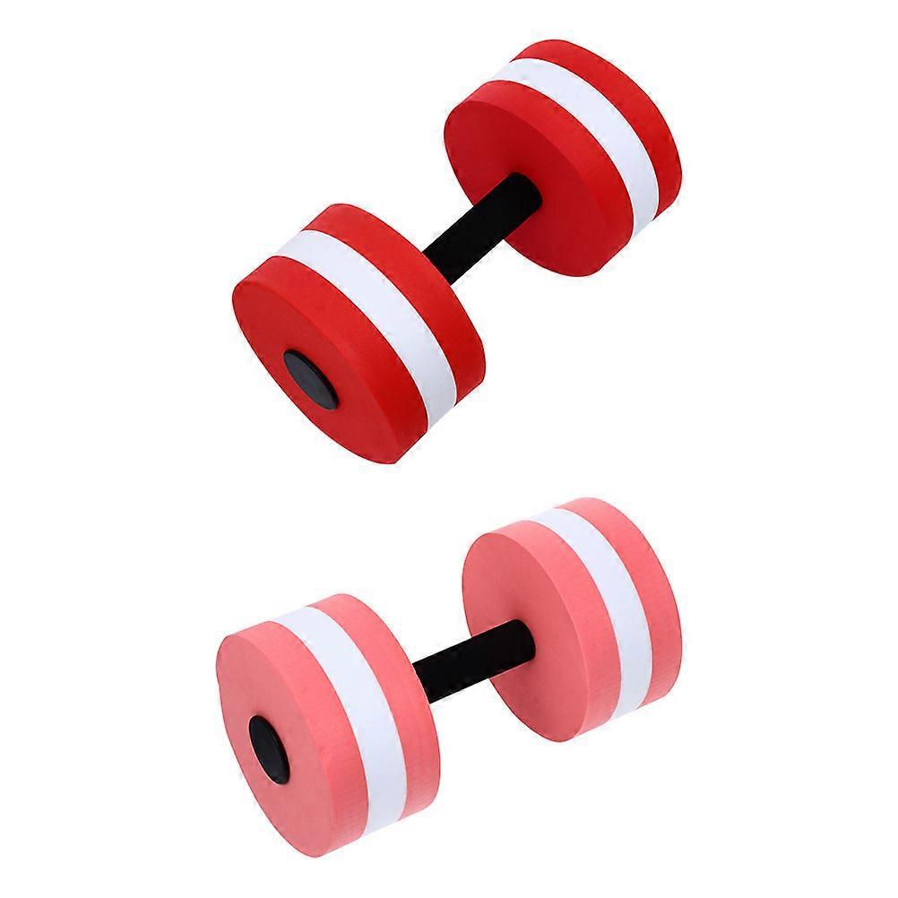 Convenient Pool Dumbbells 2Pack Wear-resistant Water Weights For Athletes Muscle Strengthening Perfect For Swimming Lessons