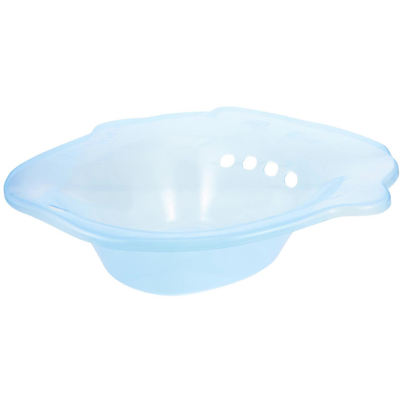 Portable Sitz Bath Tub for Bathroom Use Comfortable Design Easy to Clean Made of PP 6.5 x 11 Inches