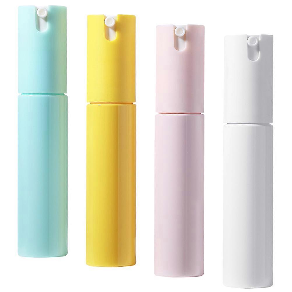 4PCS Portable Spray Bottles Refillable Lotion & Cosmetic Containers for Travel – Multi Use Bottles for Toner, Perfume & Liquid Storage, Macaron Colors