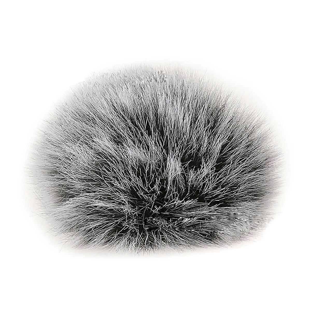 1 Stück Mikrofon Windschutzscheibe Außenabdeckung Windschutzscheibe Muff Windschutz für MIC-Sender Funksystem Schwarz-Weiß