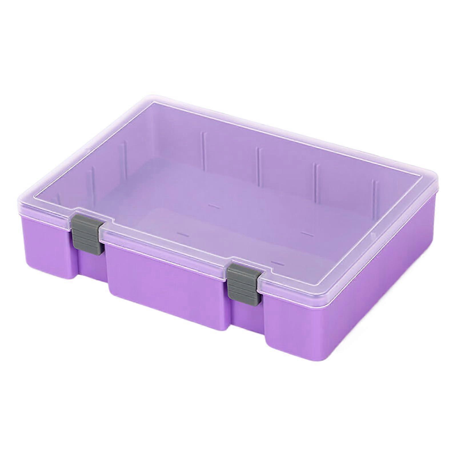 Parts Box Plastic Tool Box For Equipment Tool Storage Sbox Instrument Protection Boxes Toy Storage Purple 1 Pack
