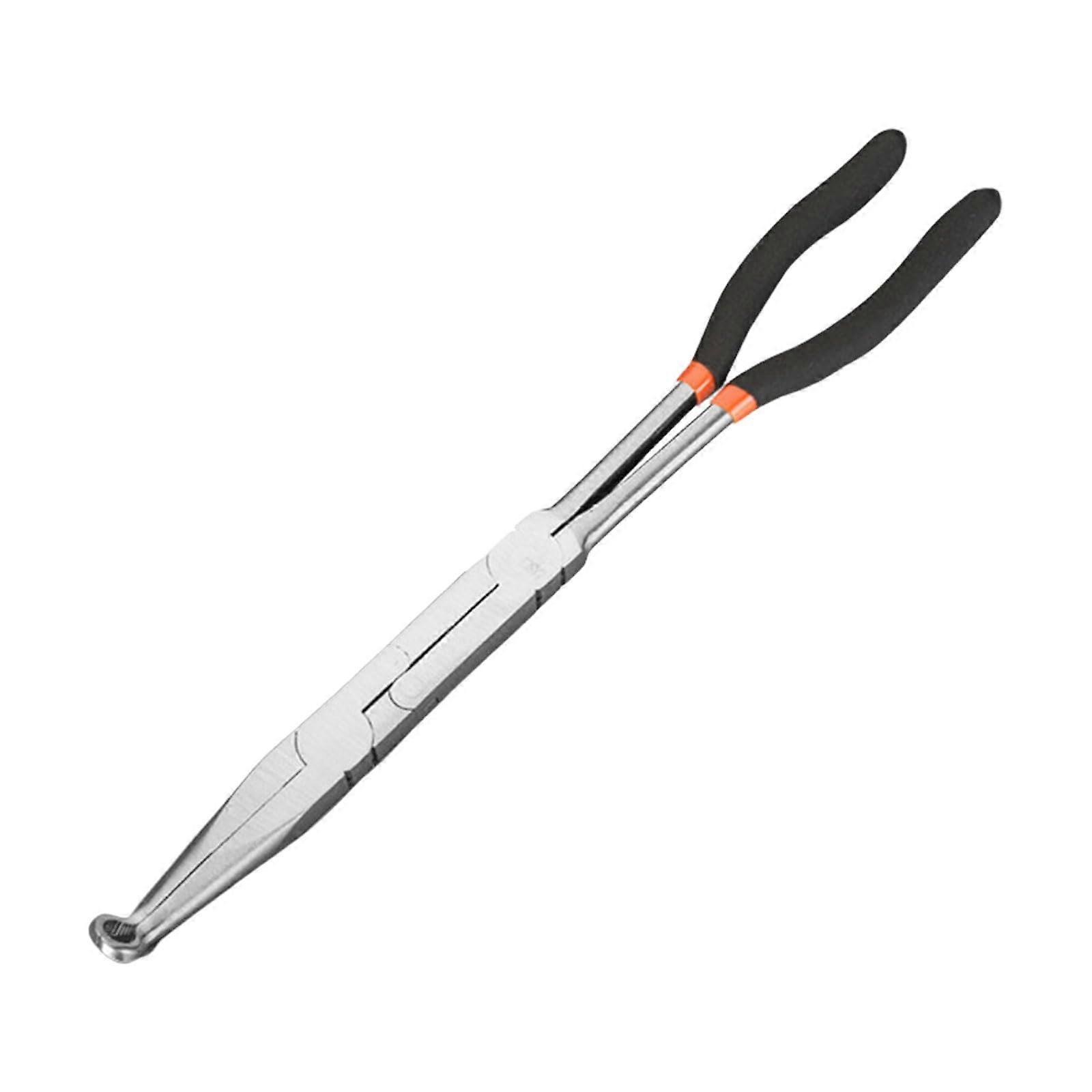 Doublejoint pliers with comfortable rubber grip, narrow space tool, automotive  tool, upgrades for versatile outdoor use, extended small O.