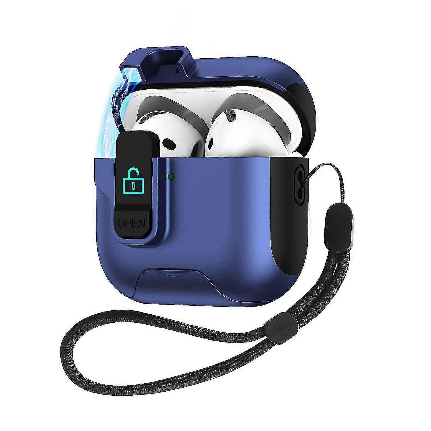 Automatic Pop-up Cover Holder Earphone Case with Switch Lock 2025