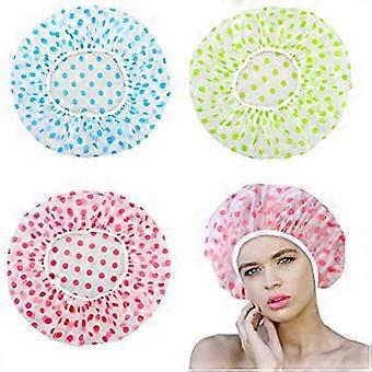 Reusable Shower Cap 3-Piece Elastic