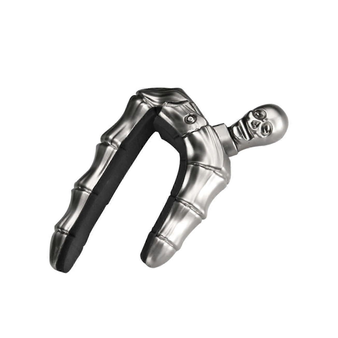 Skull Design Guitar and Ukulele Capo with Built-in Tuner Durable for Musicians and Beginners
