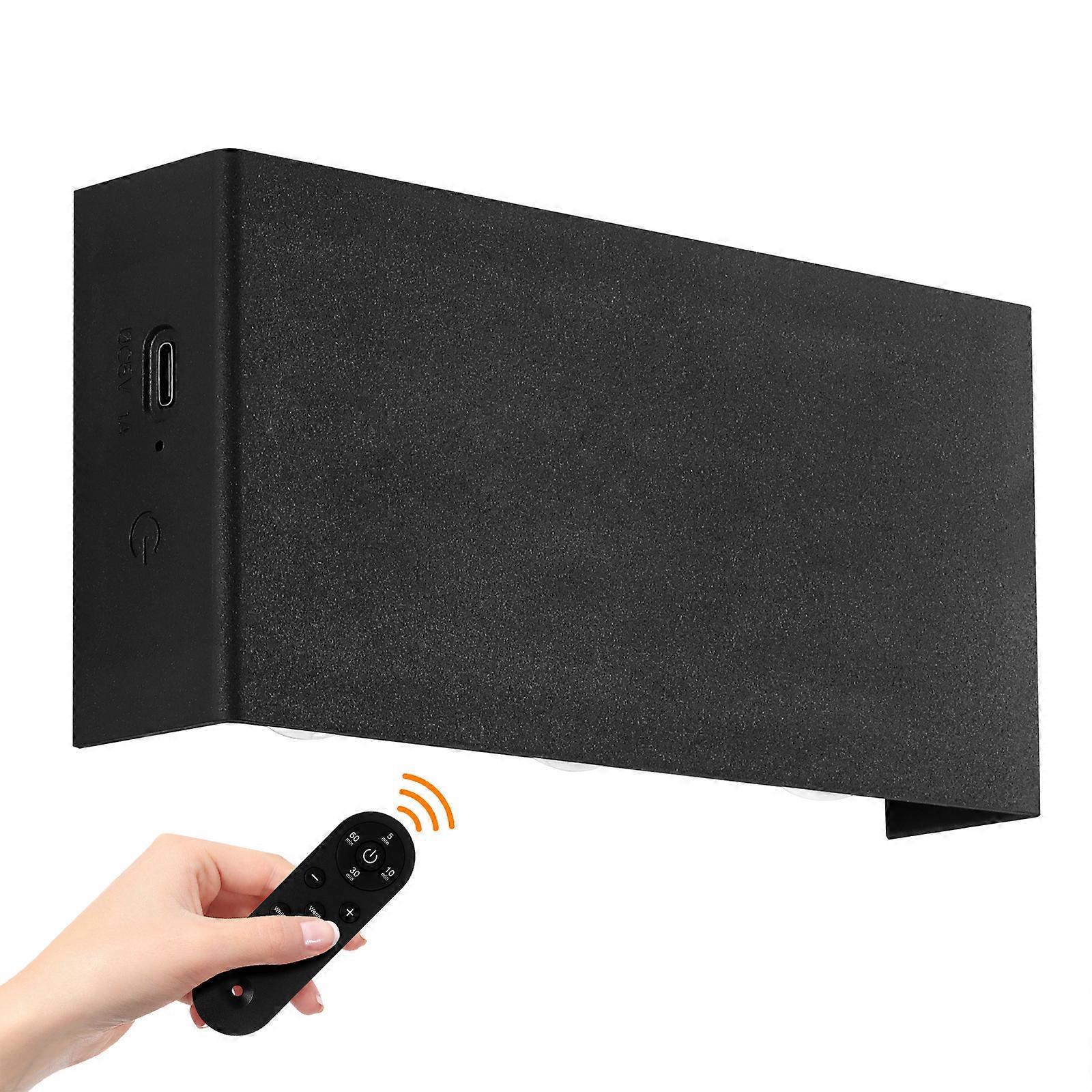 Remote-Controlled Touch-Dimmable Magnetic Wall Light Black