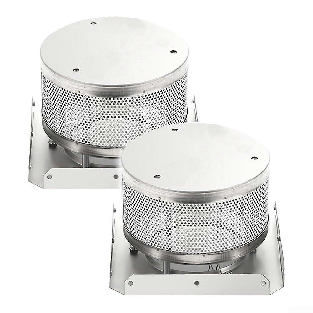 Pyramid heater, compatible replacement parts, robust 304 stainless steel, emitter screen and base with threaded holes (hole spacing 7 cm).