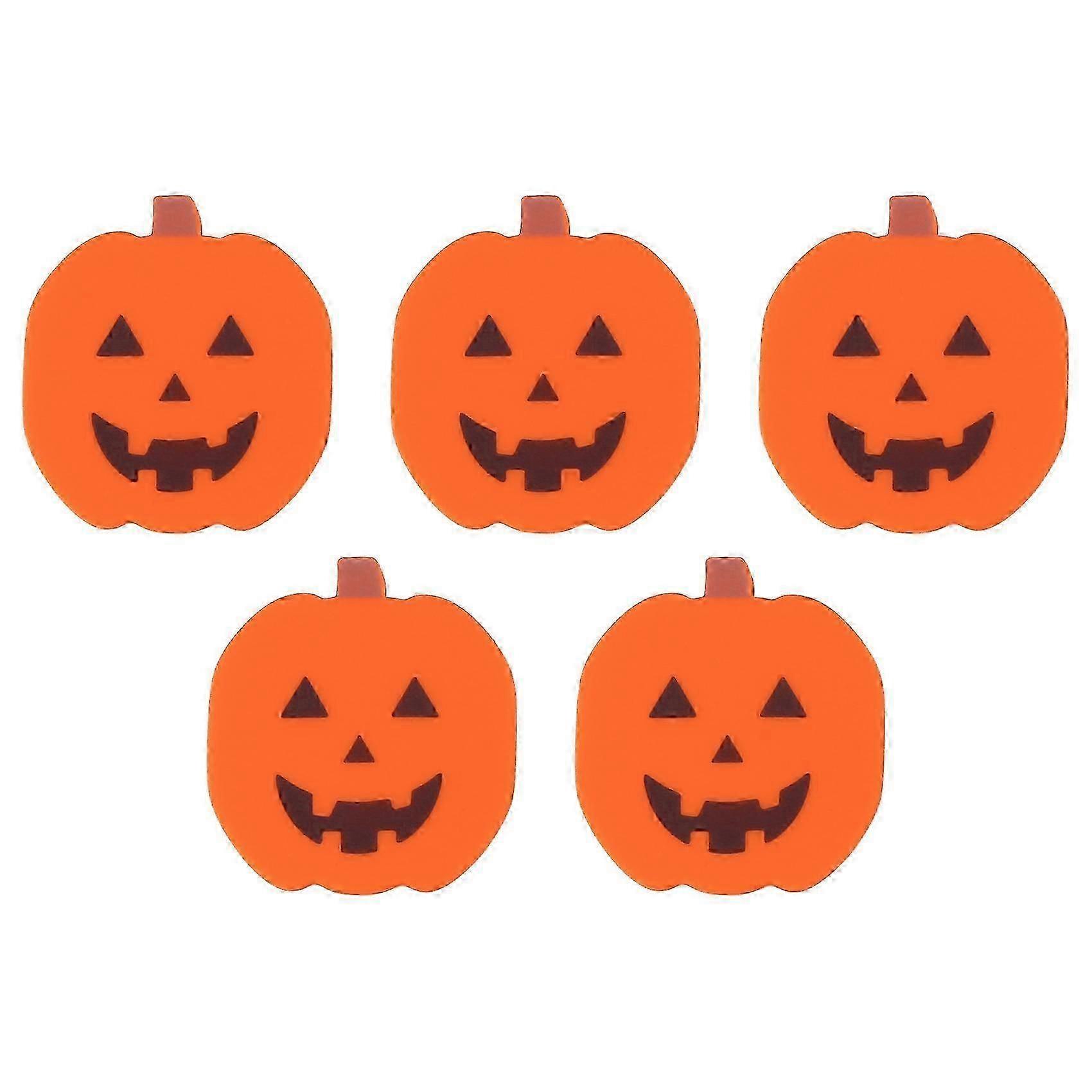 Pumpkin Knobs, Cartoon Soft Cabinet Knobs, Halloween Pumpkin Cabinet Handle, Fun Halloween Home Decor 5Pcs