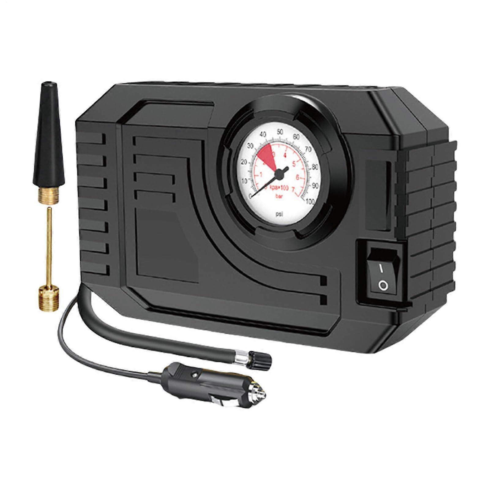 Portable Air Compressor 90 PSI Tire Inflator For Cars And SUVs | Mattress And Inflatables Pump For Road Trips