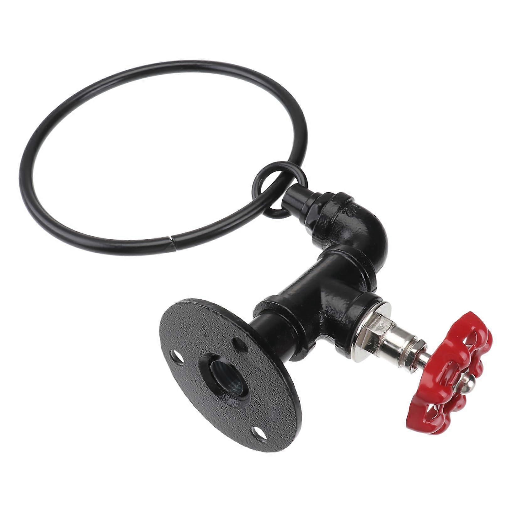 black towel ring hook simple towel rack hanging towel ring round towel holder