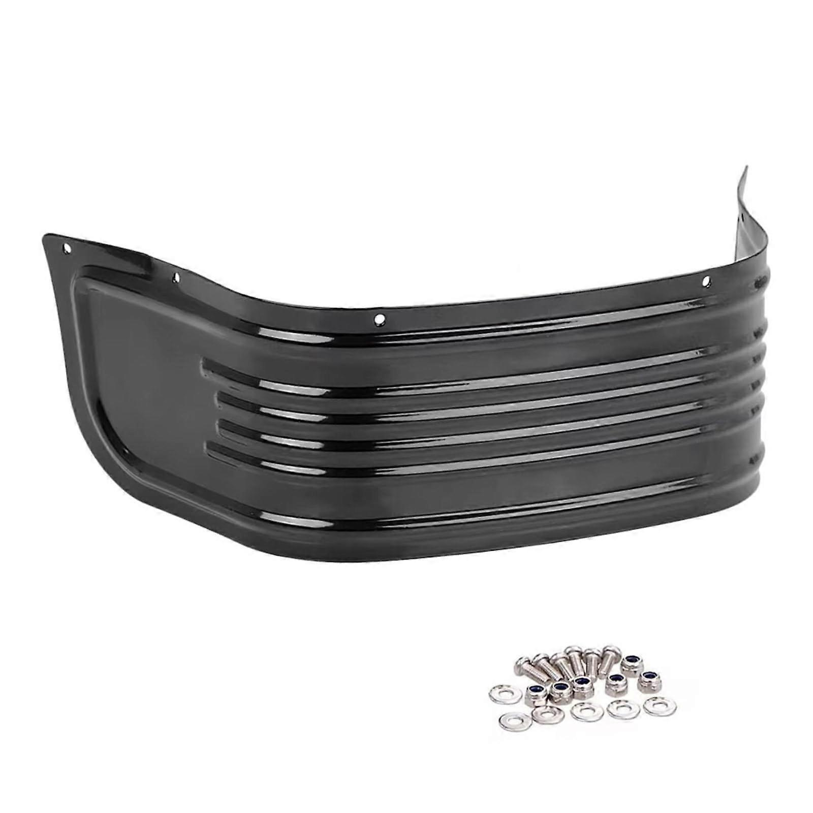 Rock trim covers replacement accessories Front ribbed trim covers for FLSTC 1986–2008 FLST 2006 Black