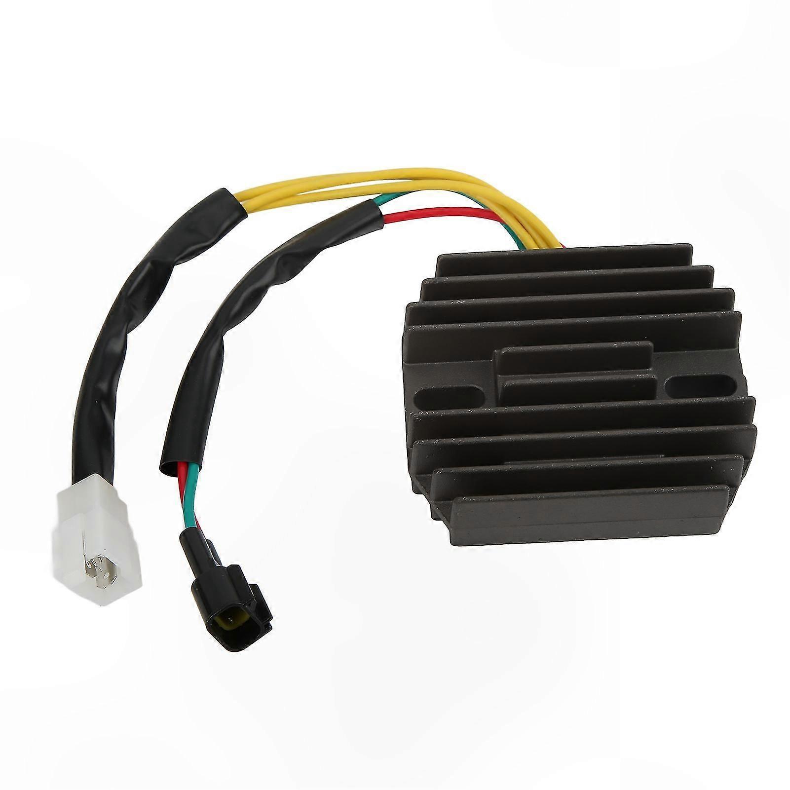 12V 5-Wire Rectifier Regulator for Motorcycles, Compatible with Multiple Models
