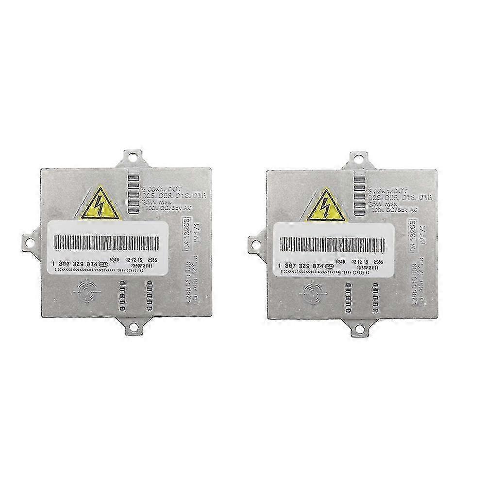 2X Ballast Control Unit for  E46 E63 E64 650i 330Ci M3 X3 Headlight Bulb Computer Module Edition 0816