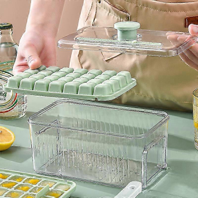 Form Household refrigerator Ice box Silicone ice green 19*11.5*10.5cm
