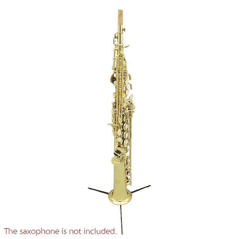 Portable Soprano Saxophone Sax Stand Folding Tripod Black