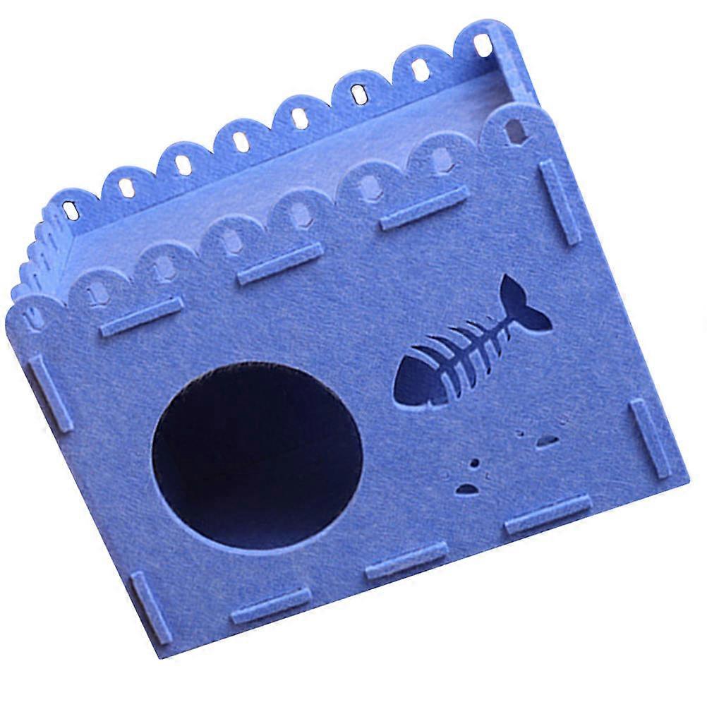 Cat Scratching Pad Felt Cat Nest Pet House Indoor Outdoor Blue Felt Material Scratching 1Pack