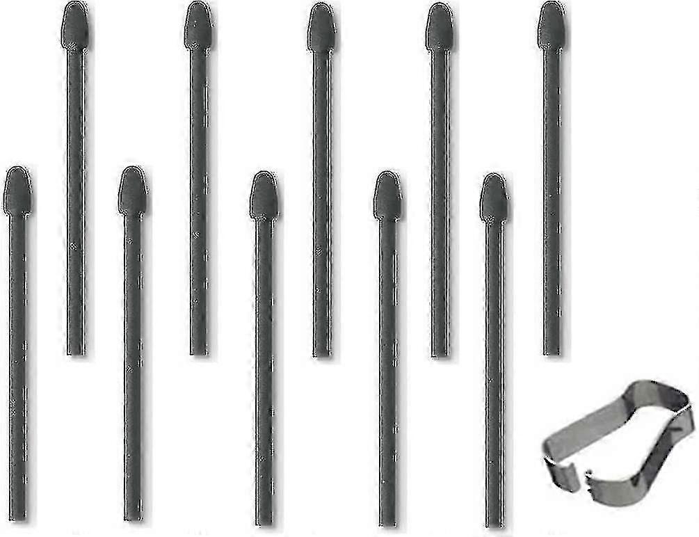 10pcs Replacement Marker Pen Tips/nibs for Boox Pen2 Pro, Tab X, Max Lumi2, Note Air2, Note Air2 Plus & Nova Air C Stylus Pen (Black)