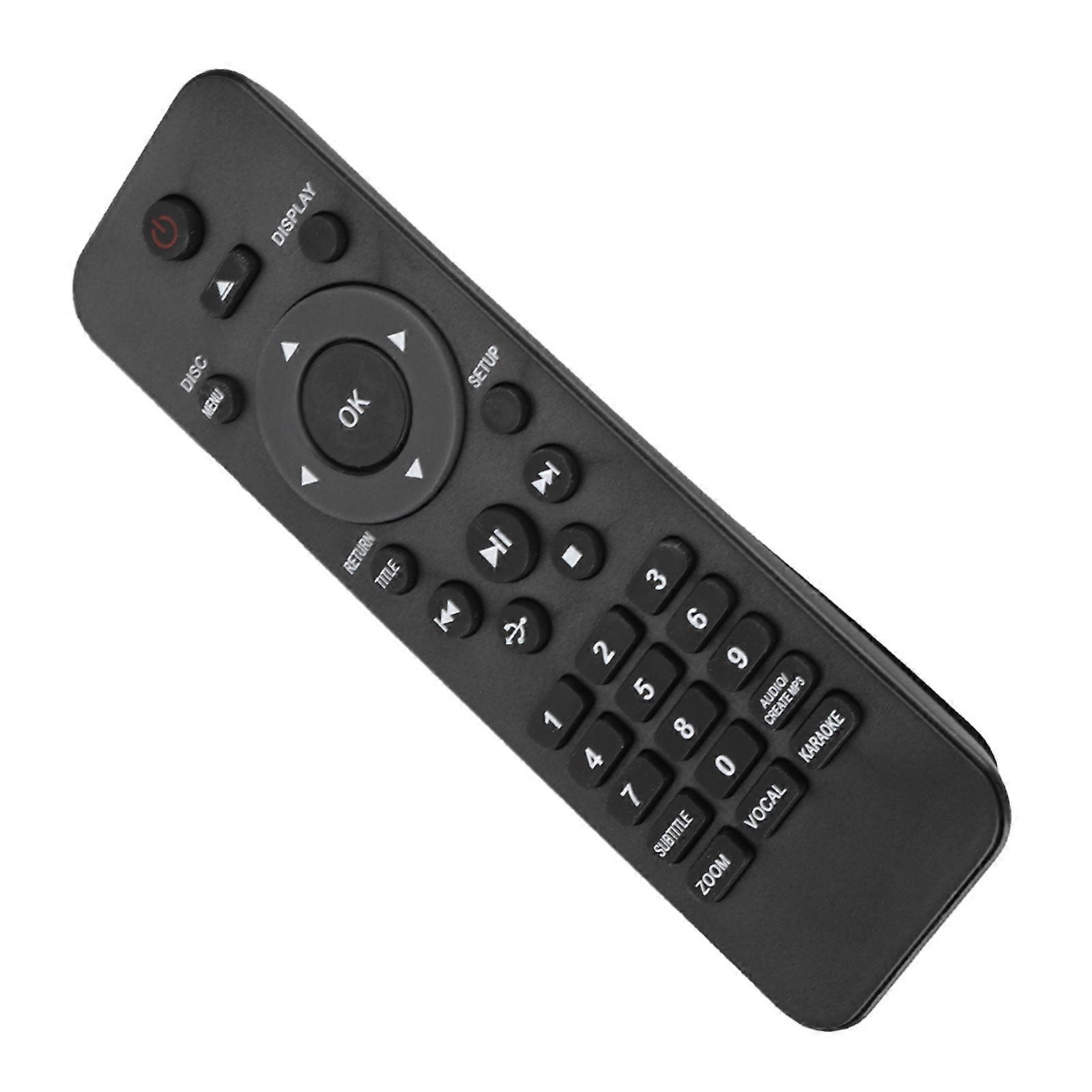 Replacement Remote Control for DVP5982C1/37B DVD Player, Black, 150x46x24mm