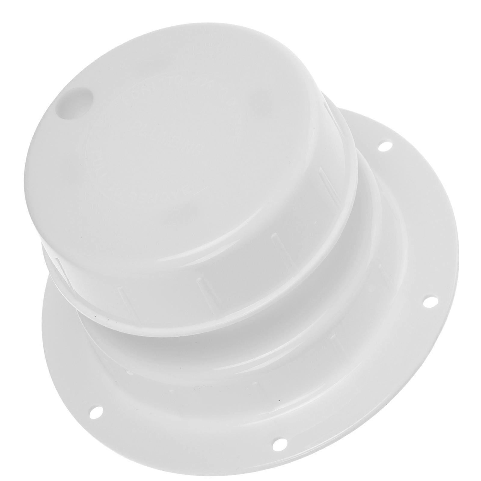 Roof Vent Rv Plumbing Vent Cap Rv Trailer Outdoor Travel Vehicle Use Pp White Ventilation 1 Set
