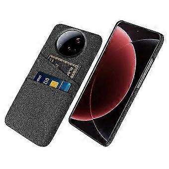 For Xiaomi 15 Ultra Case Cloth + Hard PC Phone Cover with Dual Card Slots