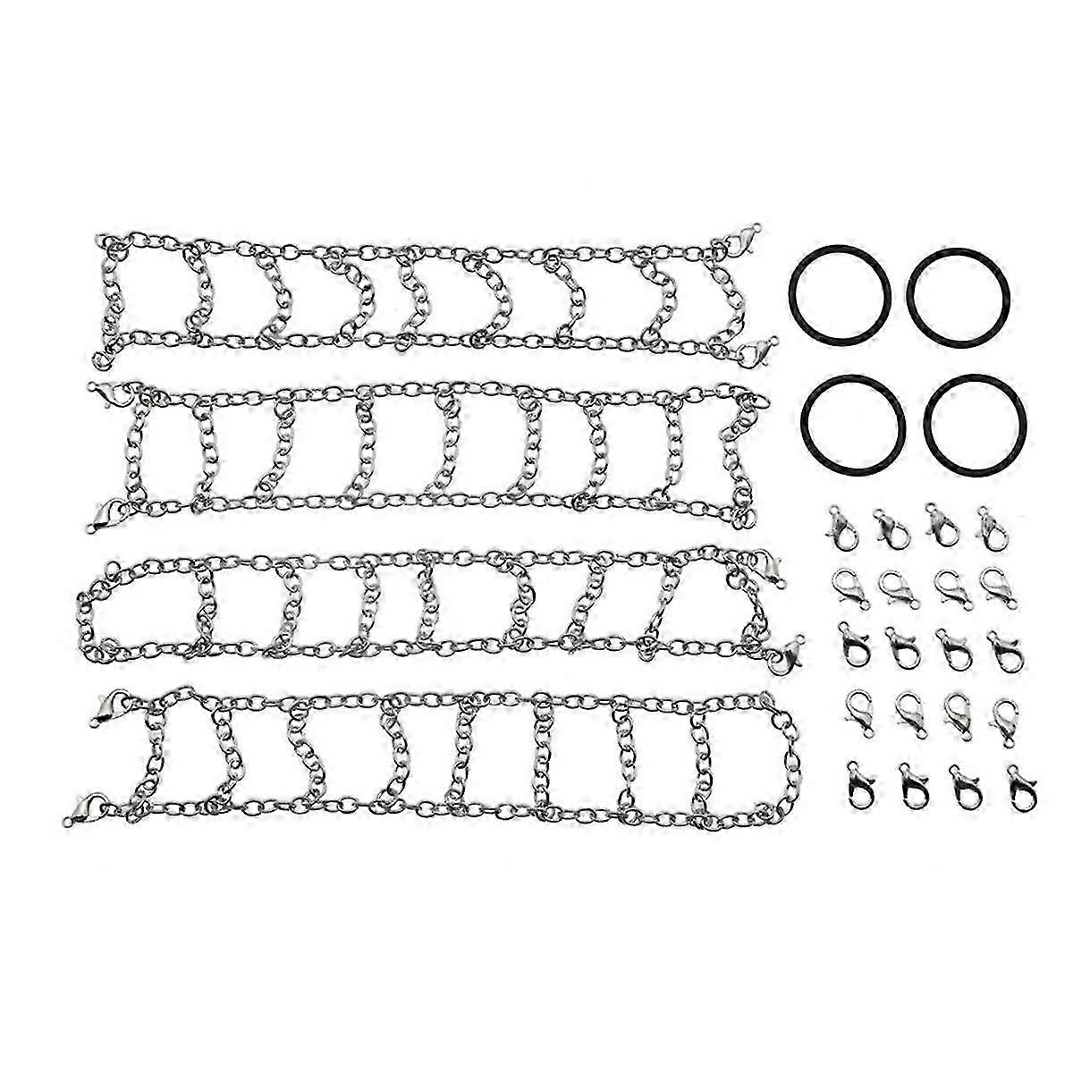 Snow chain for 1/12 scale RC crawler tires - Upgrade parts for MN82 MN78 TRx4M Axial models