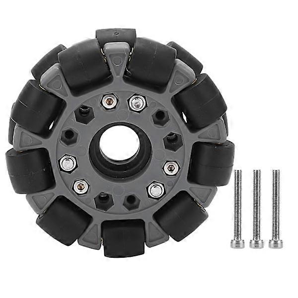 100 mm double plastic omnidirectional wheel loading 20 kg for platform robot kit 14049, robotics part.