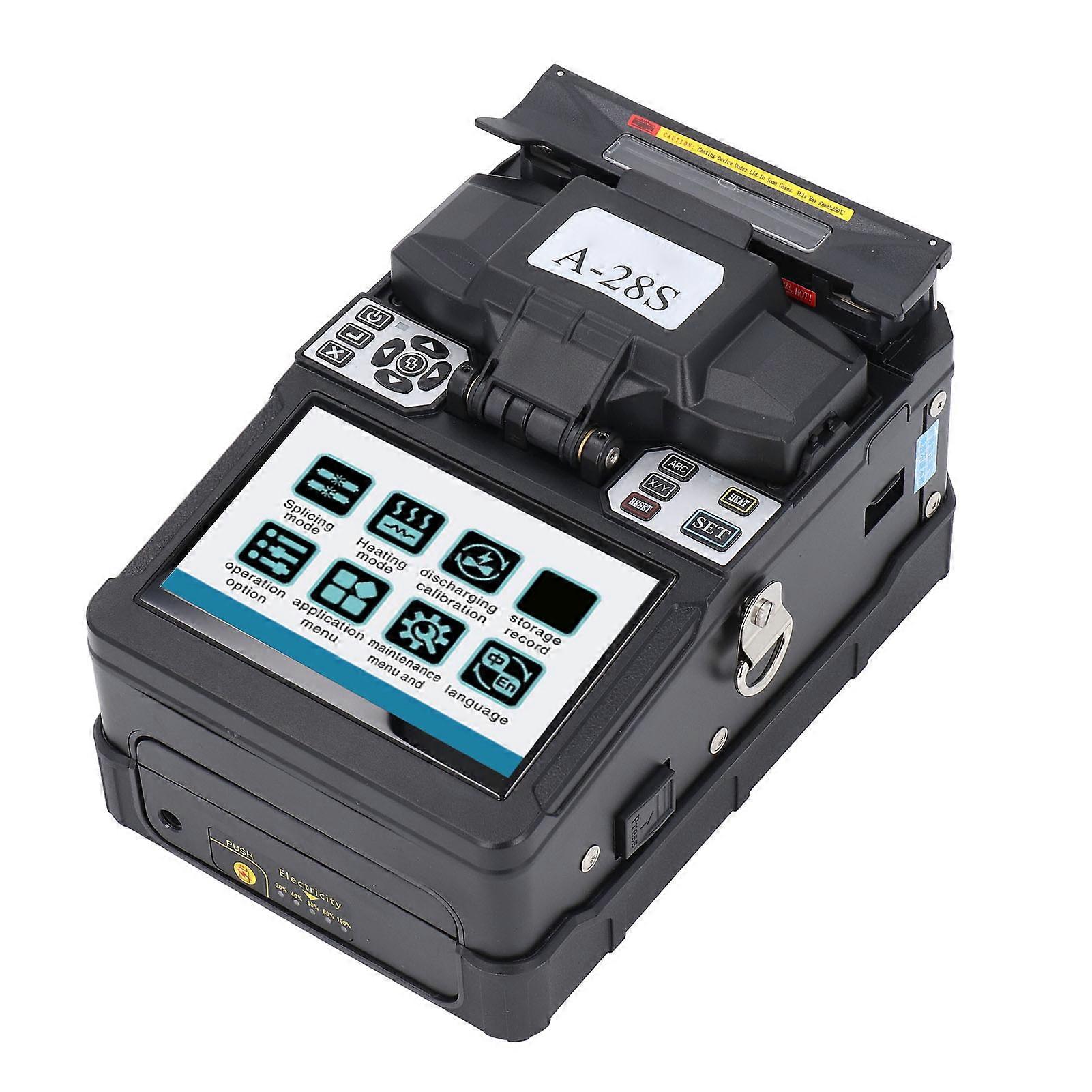 Fiber Fusion Splicer with Cutter 300X Magnification 5" LCD