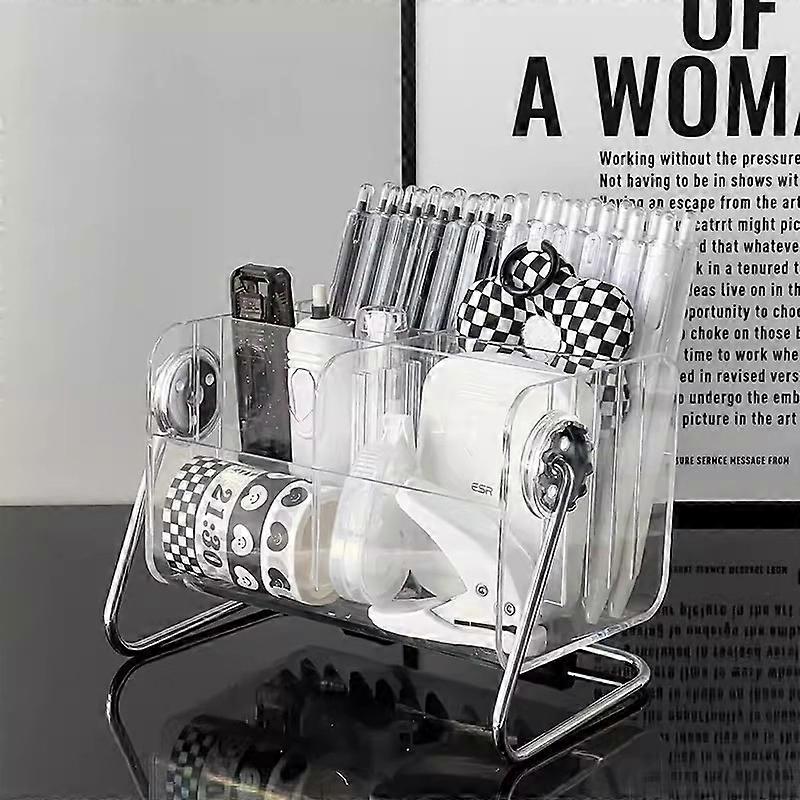 Acrylic Remote Control Stationery Storage Box