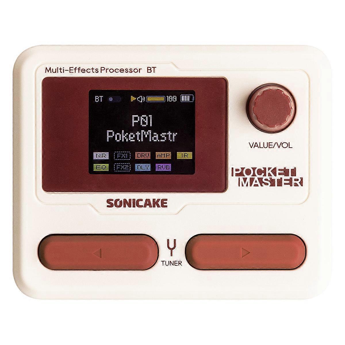 Pocket Master English Global Version Guitar Bass Amp 100+ Multi-Effects Pedal APP Control Recharge