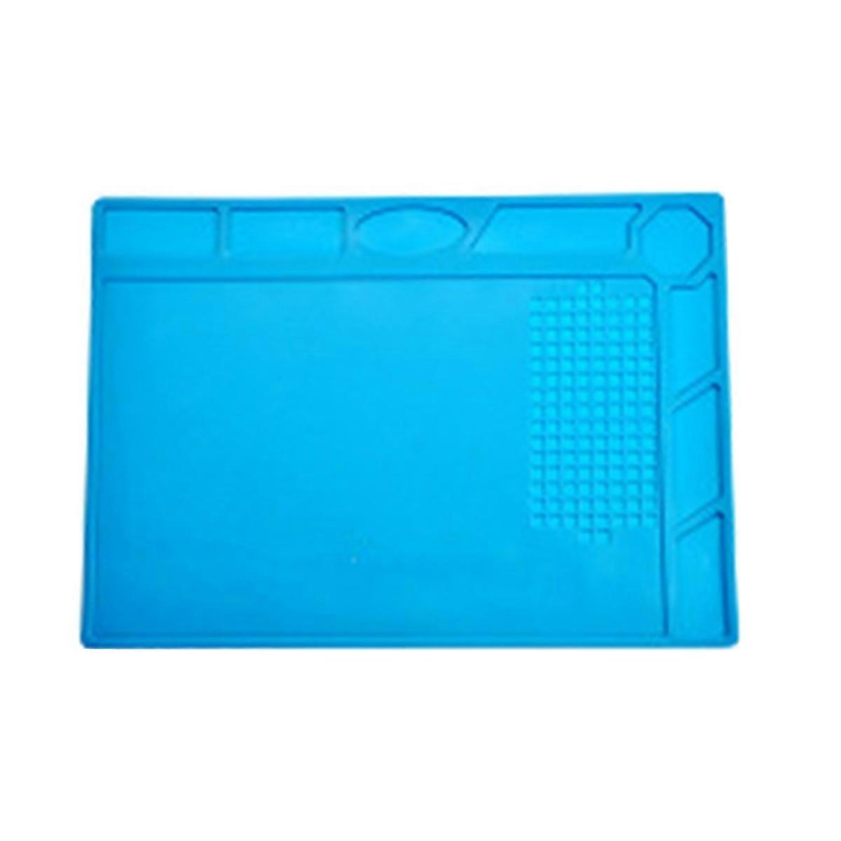 Silicone Soldering Mat High-Temperature Resistance, Anti-Static ESD Rework Platform for Desoldering Repair,Type:502
