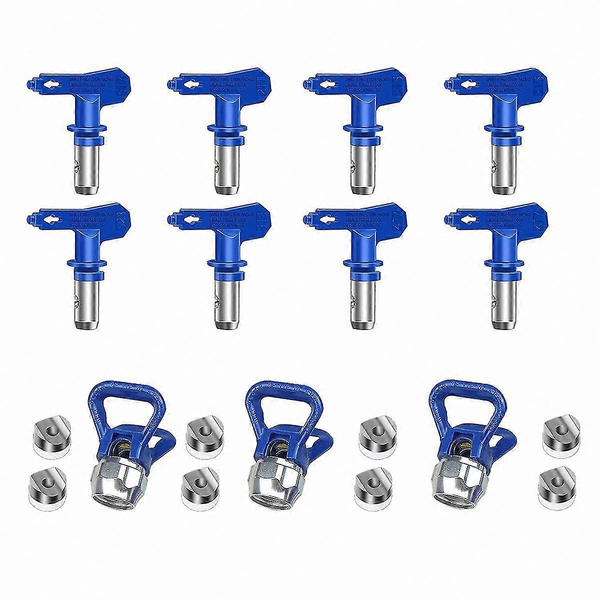 8Pcs Reversible Airless Spray Nozzles for Paint Sprayers, Durable Nozzle Tips Set
