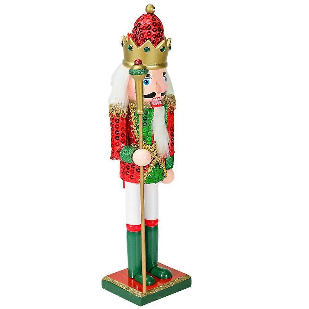 Christmas Nutcracker Figure Wood Nutcracker Soldier for Decoration Festival